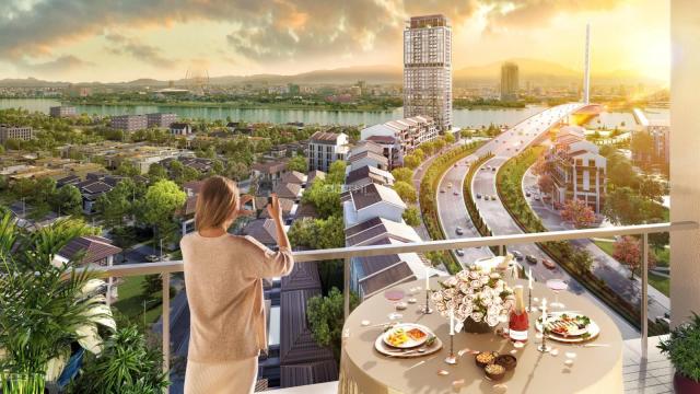 Căn hộ The Panoma – Sun Cosmo view trực diện sông Hàn, cầu Rồng suất ngoại giao