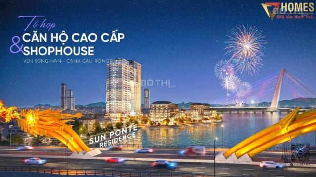 Chỉ từ 730 triệu sở hữu căn hộ Sun Ponte Residence Đà Nẵng view trực diện sông Hàn, ngay cầu Rồng