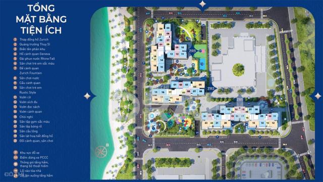 Chỉ 470 triệu cho căn 1PN, 51m2, lô gia đôi, Zurich 1 - Vinhomes Ocean Park, nộp tiền 2 tháng/ lần