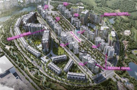 Cam kết giá tốt-vị trí đẹp: 3PN 117m2 Diamond Alnata Plus,View trực diện hồ bơi, LH 0933149558