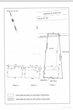 Mặt bằng cho thuê đường Lã Xuân Oai, Q9. Ngang 8,1m nở hậu 13,7m. Có sẵn mặt bằng và nhà 3 tầng