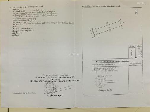 Cần bán nhà 1 trệt 1 lầu đường Bùi Hữu Nghĩa, P. Tân Hạnh, TP. Biên Hòa