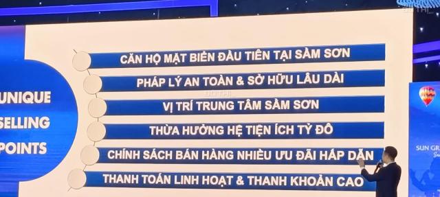 CĂN HỘ MẶT TIỀN BIỂN SỞ HỮU LÂU DÀI DUY NHẤT CỦA SUN GROUP TẠI SẦM SƠN