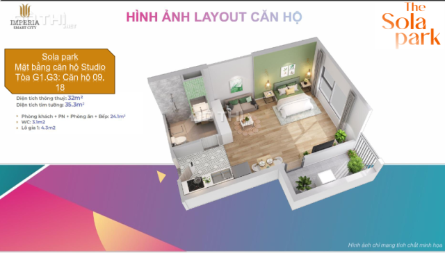 Cơ hội cuối cùng sở hữu căn hộ giá rẻ nhất Vinhomes Smart City -Imperia The Sola Park giá từ 5x tri