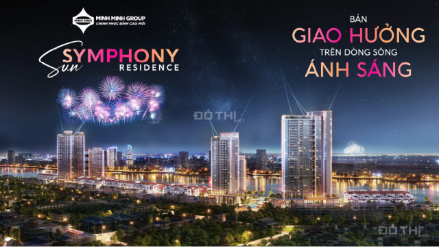 Mở bán căn hộ Symphony Đà Nẵng sở hữu lâu dài, GĐ 1, Chiết khấu cao, NH hỗ trợ 70%
