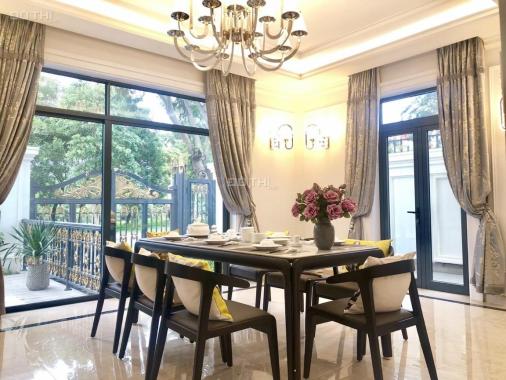 Cho thuê Biệt thự VIP Phú Mỹ Hưng hồ bơi, 5PN đủ nội thất