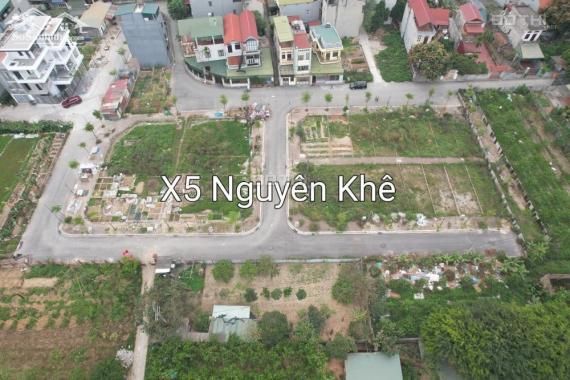 Bán đất đấu giá X5 Nguyên Khê Đông Anh - view kênh đào kinh doanh