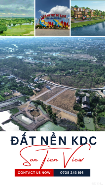 Bán Đất nền KDC Sơn Tiên View giá chỉ từ 1ty2/nền