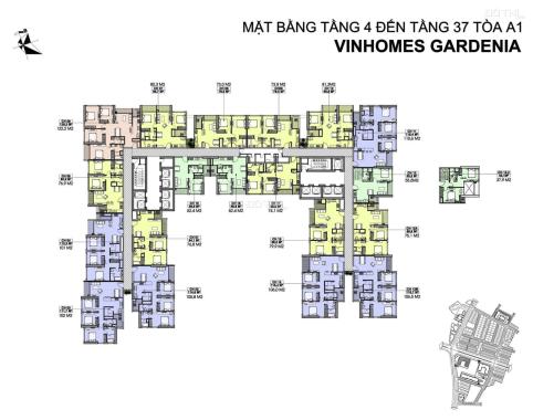 Chính Chủ Gửi Bán Căn Hộ 2PN+2VS Diện Tích 76m2 Tại Dự Án Vinhomes Gardenia - Hàm Nghi