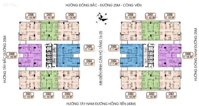 Bán suất nội bộ HC Golden City giá tốt 3 phòng ngủ 120m2 giá từ 6,7 tỷ full nội thất, từ 57tr/m2