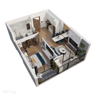 Bán căn hộ 1PN 43.3m2 - ZR32612 - Phân khu The Zurich - Vinhomes Ocean Park