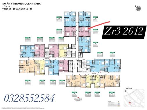 Bán căn hộ 1PN 43.3m2 - ZR32612 - Phân khu The Zurich - Vinhomes Ocean Park