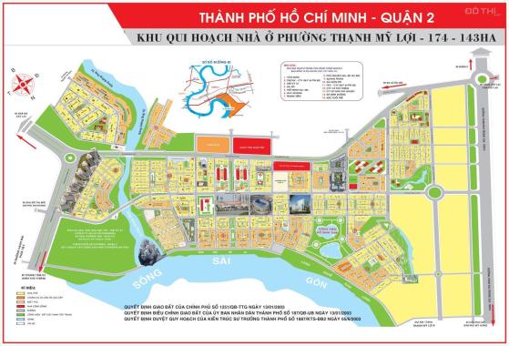 Bán đất biệt thự KDC dự án Huy Hoàng, đường 69A, phường Thạnh Mỹ Lợi, Q2