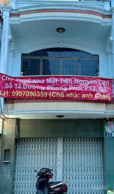 Chính chủ cho thuê nhà mặt tiền 1 trệt 1 lầu, diện tích sử dụng 160m2, 4 phòng ngủ, kinh doanh đẹp