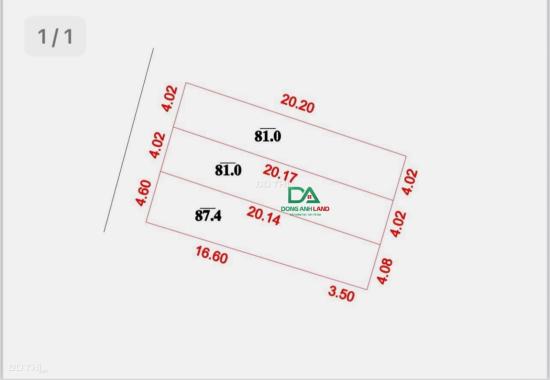 Bán 81m2 đất Đình Trung Xuân Nộn Đông Anh giá rẻ năm 2024