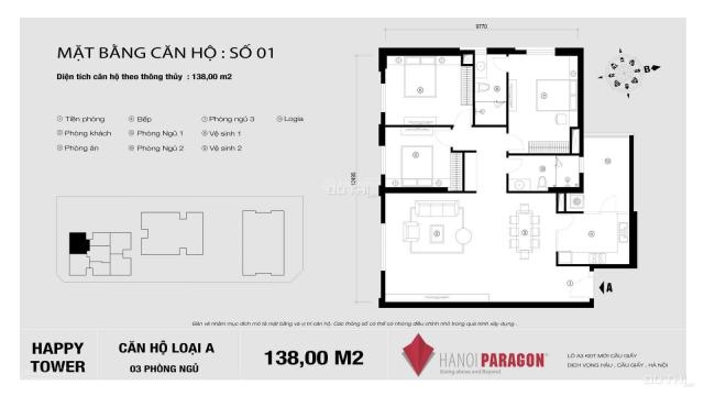 Chỉ 7,4 tỷ sở hữu căn hộ 3 PN - 138m2, view cực đẹp, khó tìm ở Cầu Giấy - LH 0862 186 396