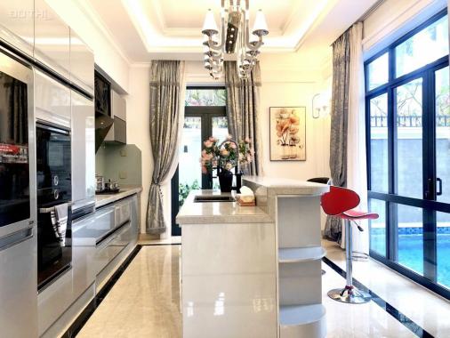 Cho thuê Biệt thự đơn lập Nam Thiên gần 400m2, Phú mỹ hưng, Quận 7