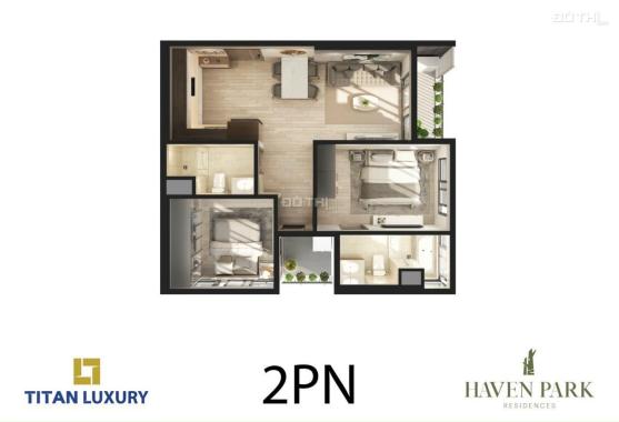 Bán căn hộ 2 ngủ 2 vệ sinh , 68m2 sử dụng - view Đảo - Chung cư Haven Park ECopark - Giá chỉ 3,1xxx