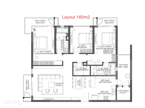 Celadon City-Căn GÓC diện tích lớn nhất Diamond Briliant- 160m2/4PN 3WC,tầng cao,view đẹp giá 7.7tỷ