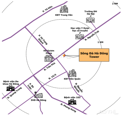 200-500- 700m2 hoàn thiện Văn phòng cho thuê tại Sông Đà Tower Trần Phú, Hà Đông, Hà Nội