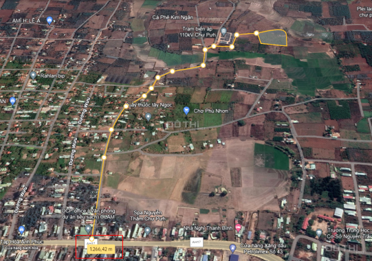 Bán đất tại Đường Lý Thái Tổ, Chư Pưh, Gia Lai diện tích 25000m2 giá 5 Tỷ