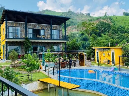 Homestay nghỉ dưỡng Tiến Xuân Thạch Thất 1500m2 sử dụng 2200m2 sẵn sổ khai thác luôn