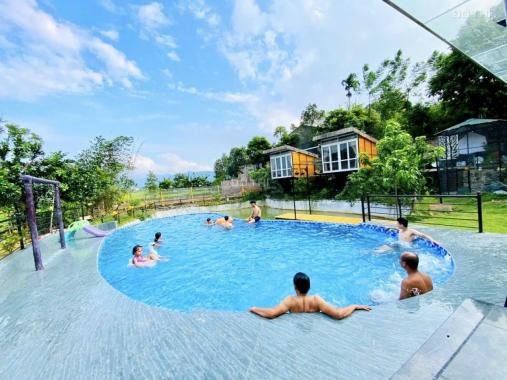 Homestay nghỉ dưỡng Tiến Xuân Thạch Thất 1500m2 sử dụng 2200m2 sẵn sổ khai thác luôn