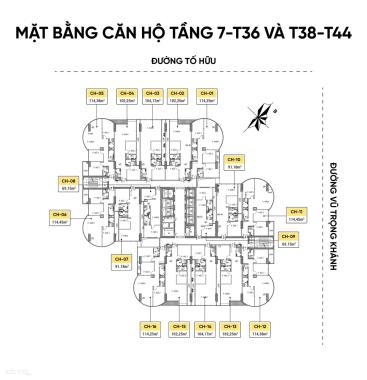 CĐT Mở Bán Chung Cư QMS Tố Hữu - Vị trí vàng giá từ 50 Triệu booking để có cơ hội lấy căn Giá Tốt