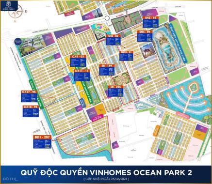 BÁN BIỆT THỰ LIỀN KỀ SH2-15. VINHOMES OCEAN PARK 2 THÀNH 0912253990