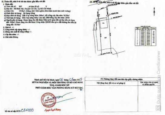 Bán đất mặt tiền Sông Sài Gòn xã Bình Mỹ, huyện Củ Chi, tp. Hồ Chí Minh diện tích 2000 MV