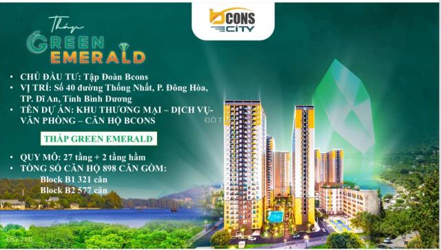 Căn hộ chung cư Đông Hòa, Dĩ An, Bình Dương - Căn hộ chung Cư Bcons City - Green Emerald