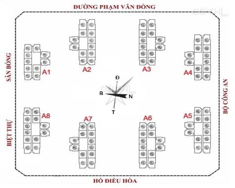 An Bình City 232 Phạm Văn Đồng, Căn góc diện tích 112.9m2, Ban công Nam,7.5 tỷ. LH 0818 340 242