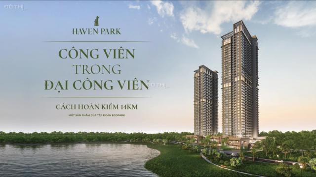 Bán căn hộ 2 ngủ , 68m2 sử dụng trục 16 , chung cư Haven Park Ecopark - View Đảo xanh mát