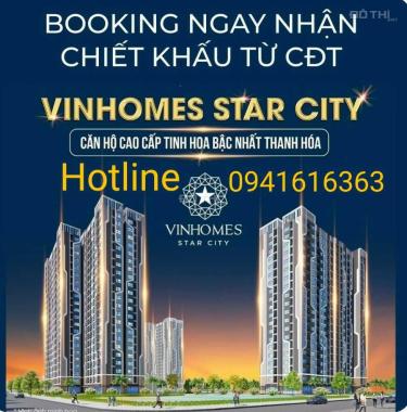 Mở bán căn hộ Chung Cư cao cấp Vinhomes Star City Thanh Hóa tiện ích 5* chỉ  599tr