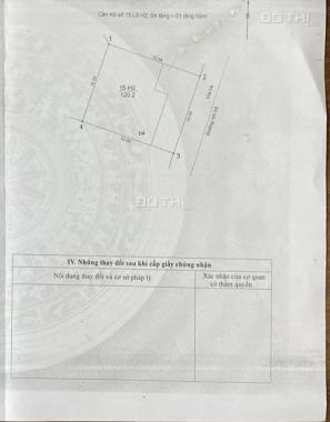 Bán căn biệt thự Lão Thành Cách Mạng. 120m2. MT 10m. 5 tầng. Dân trí cao