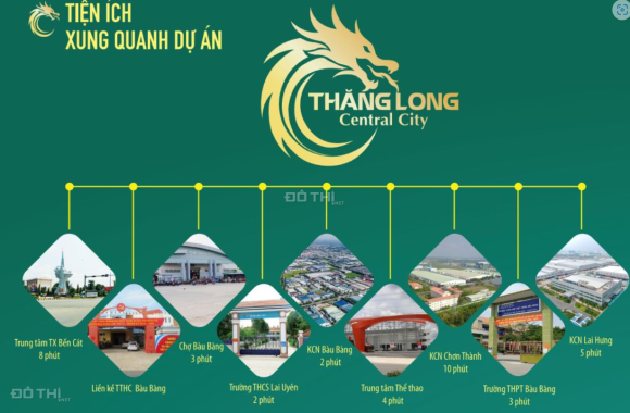 Đất nền TT Lai uyên, Bàu Bàng, Đường DT750 chỉ 450tr/100m2- sổ hồng riêng