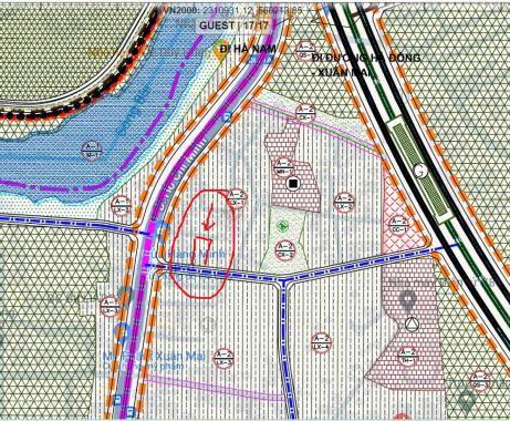 Chính Chủ Bán Gấp Lô Đất 2 Mặt Thoáng 112m Khu Phân Lô Cán Bộ Ngay Ngã Tư Xuân Mai