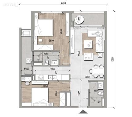 CHÍNH CHỦ CẦN BÁN CĂN HỘ TẦNG 9, 2 NGỦ DỰ ÁN Melody Residences 95m2