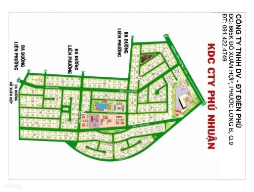 Lô Góc 2 mặt tiền  KDC Phú Nhuận Quận 9