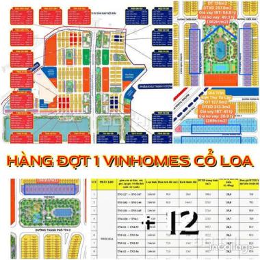 Bảng giá chính thức Vinhomes Cổ Loa Đông Anh - Vinhomes Global Gate của CĐT