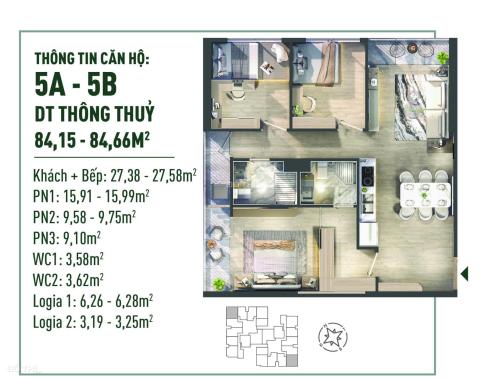 Các căn hộ 3PN tại The Fibonan đón chào chủ sở hữu