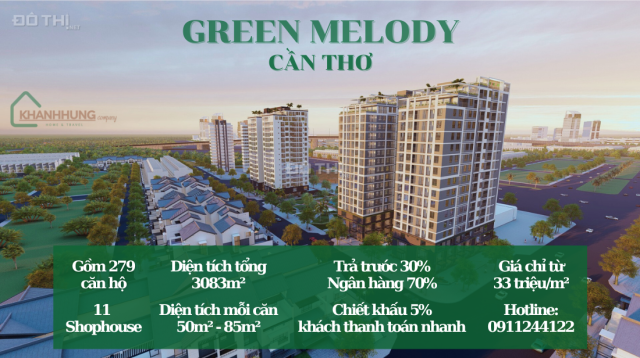 DỰ ÁN CĂN HỘ GREEN MELODY CẦN THƠ - NƠI AN CƯ LÝ TƯỞNG!