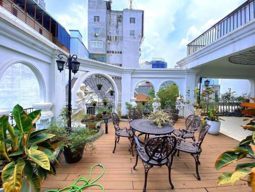 BIỆT THỰ ĐẲNG CẤP TRUNG TÂM CẦU GIẤY - FULL NỘI THẤT NHẬP KHẨU - LÔ GÓC - THANG MÁY 180M2 MTIEN 22M