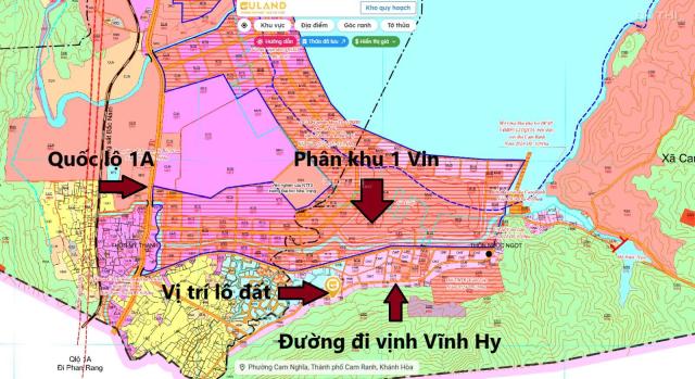 Suất đầu tư đất nền chỉ 1,x tỷ ngay sát đại dự án Vin CAM RANH (200M)