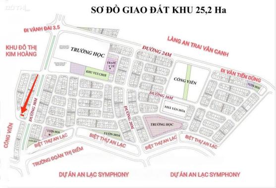 Bán lô đất dịch vụ Vân Canh diện tích 48m giá đầu tư