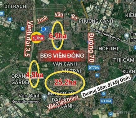 Duy nhất! Chủ gửi E bán 5 lô dịch vụ Vân Canh: 40m2, 46m2, 50m2, 52, 55m2 hàng hiếm, SĐCC