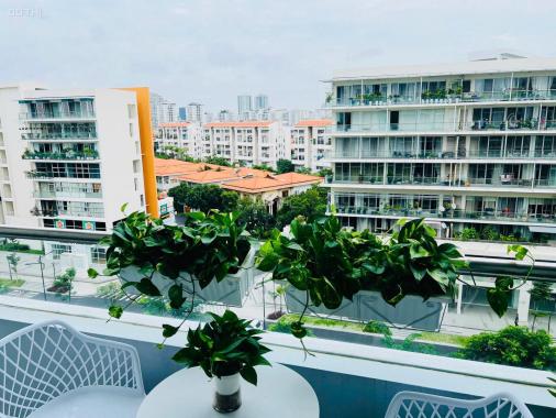 Cho thuê căn hộ Garden Court 1, PMH, Q7. - DT: 167m2, 3PN, full nội thất, ban công dài