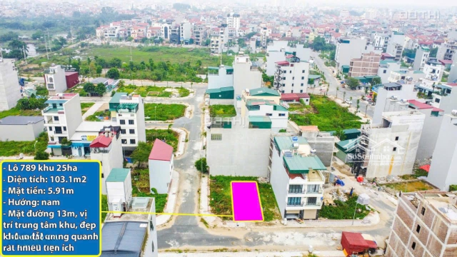 Chuyển nhượng lại lô đất 100m2, hướng Nam rất mát, Khu 25Ha Vân Canh, Đẹp Ko Lỗi Lầm gì - Giá Tốt