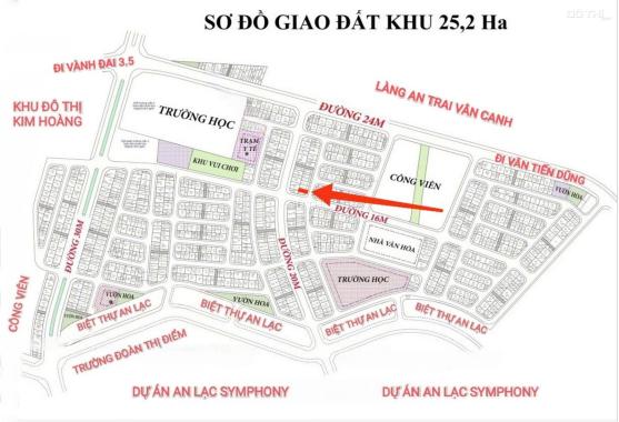 Cần thanh khoản sớm hơn 50m2 đất DV 25.2ha Vân Canh, Ngay sau lưng ngã tư đường 20m, SĐCC giá mềm