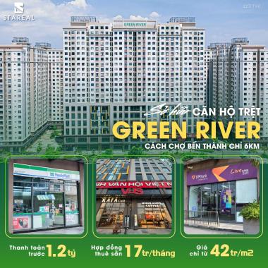 Bán căn shophouse 1triệt 1 lầu  green River quận 8